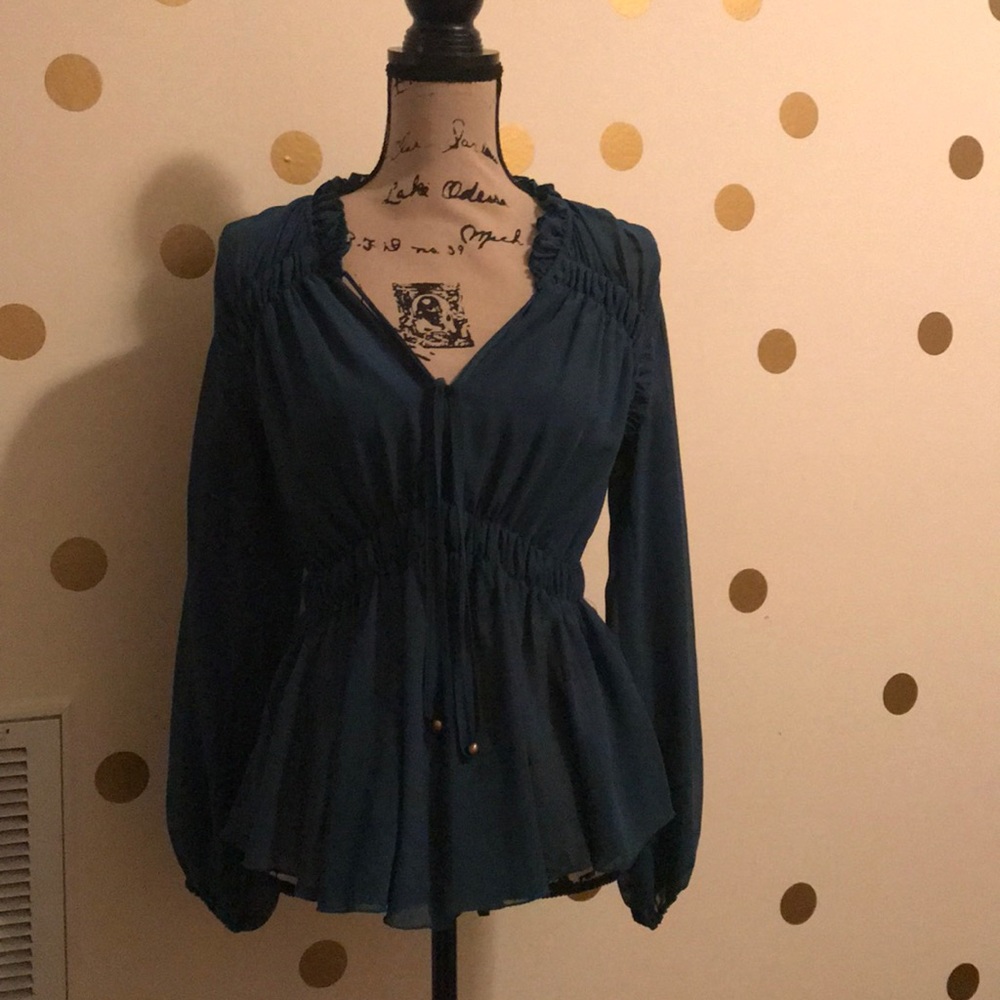 Teal Heed Blouse - image 1